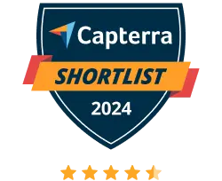 Award-winning leader in employee monitoring featured in the 2024 Capterra Shortlist