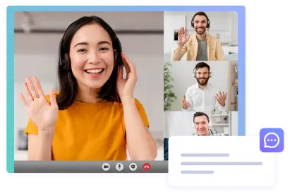 Team Chat App Integrating With Video Meetings Team chat app integrating with video meetings