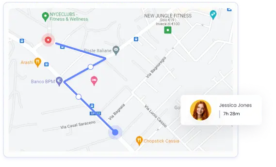 Monitorea los Lugares de Trabajo de los Empleados Seguimiento GPS de empleados para monitorear lugares de trabajo