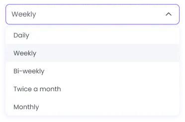 Select multiple pay periods for employee timesheet flexibility