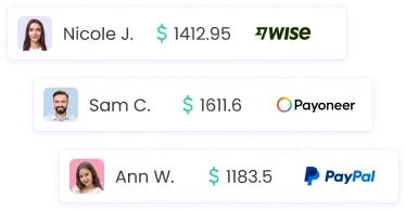 Generate detailed payroll reports based on tracked time and hourly rates