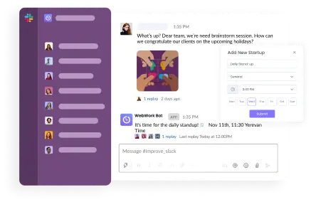 Slack time tracking integration for seamless workflow management