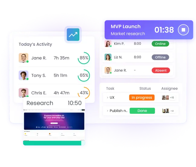 Time tracking software for small business owners with easy-to-use and scalable features