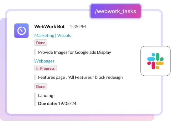 WebWork AI enhancing Slack time tracking with reports and insights